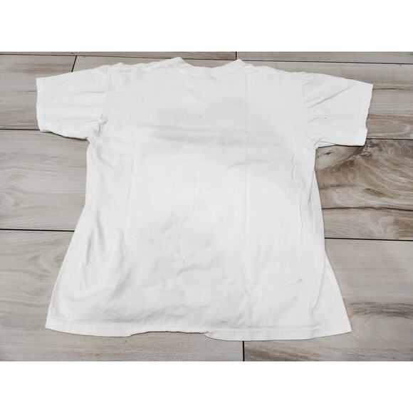 Vtg Florida Marlins Fightin Fish t shirt White Delta MLB Baseball Medium FL - Picture 3 of 4